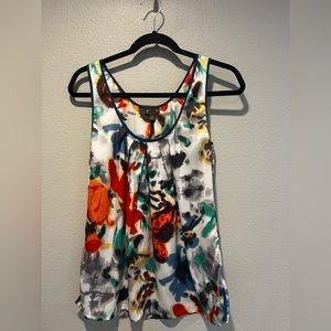 Fei (vintage anthropology), Size medium, flowy floral abstract tank